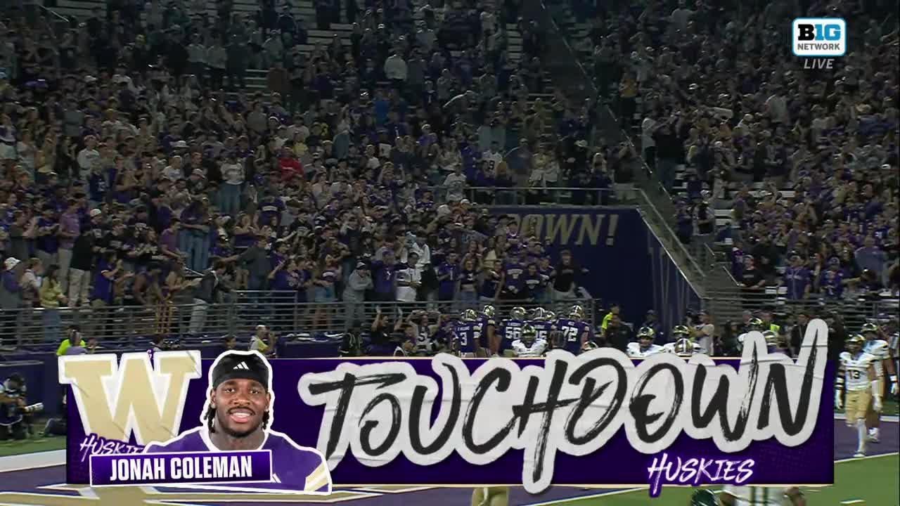 Coleman Rips Off A Big Run for TD on First Drive vs. Colorado State | Washington Football