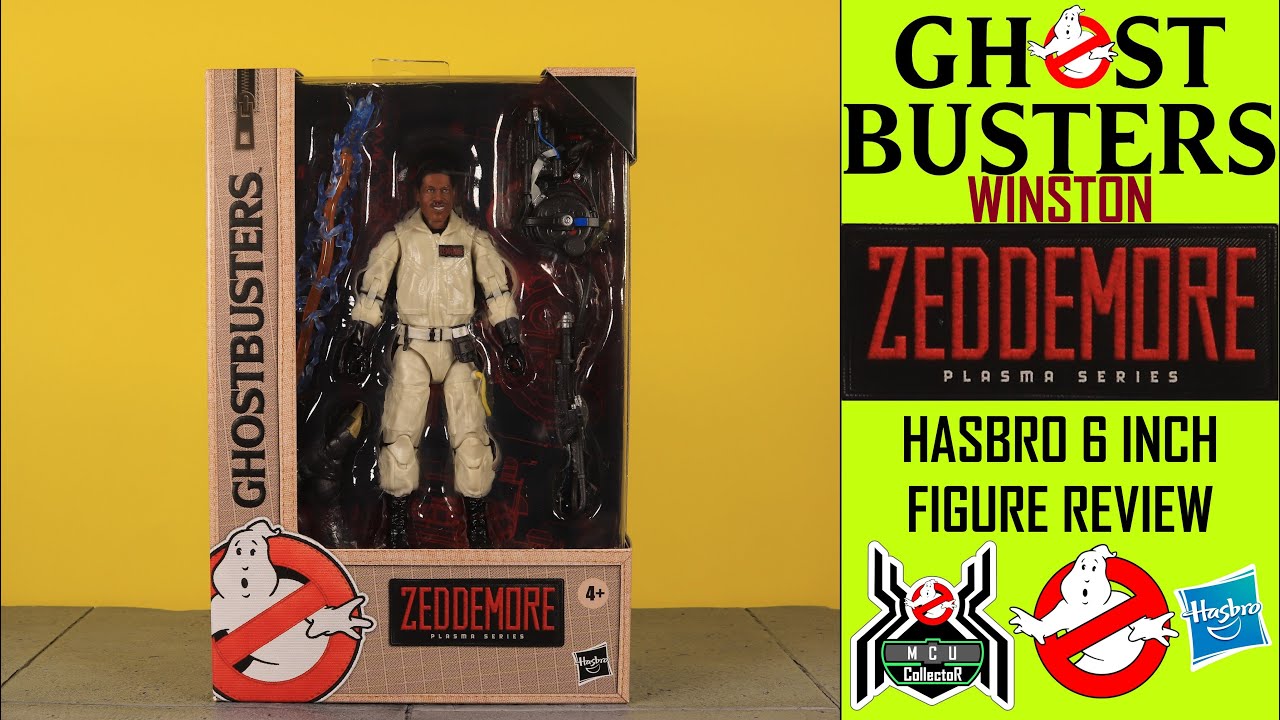 Hasbro Ghostbusters Plasma Series WINSTON ZEDDEMORE Terror Dog BAF Figure Review