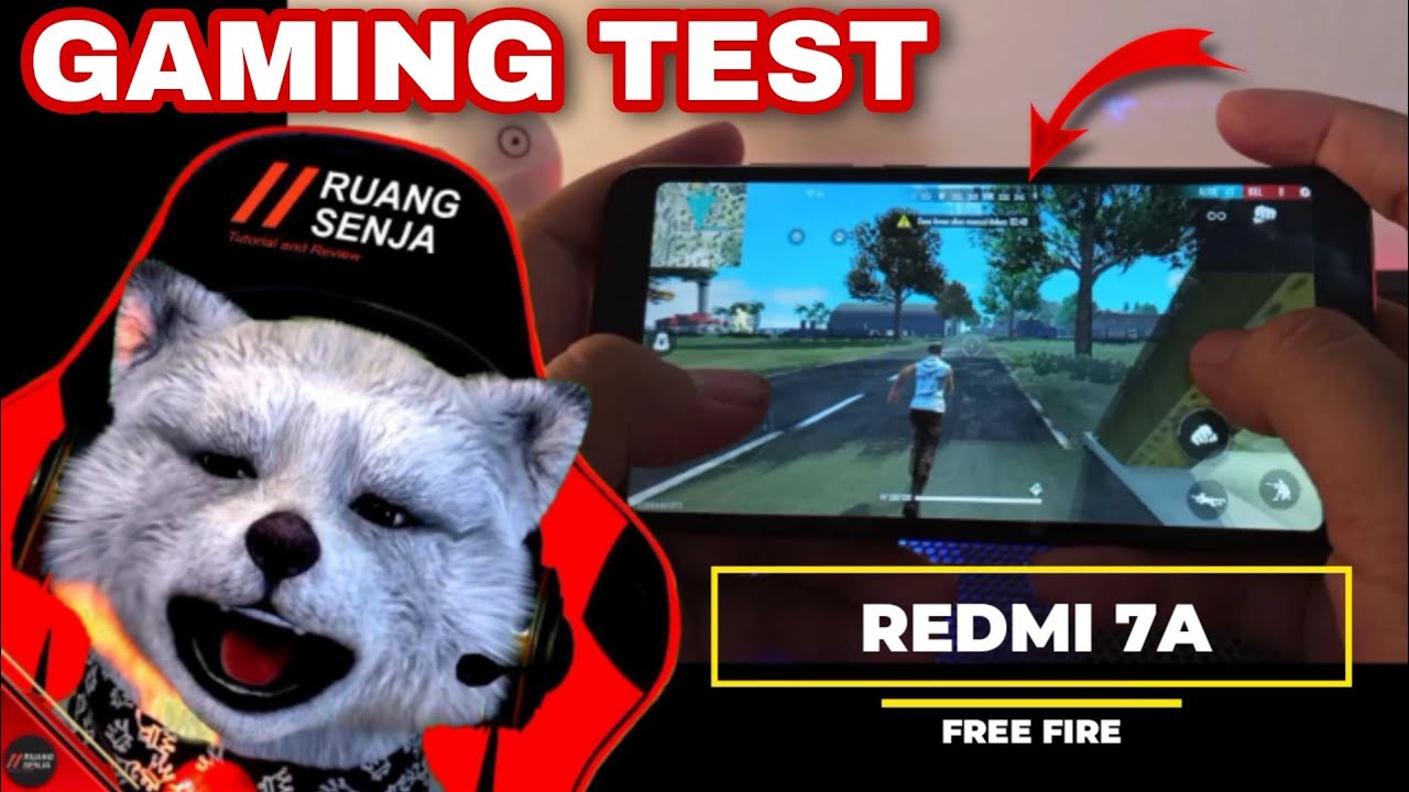 REDMI 7A - FREE FIRE | RATA KANAN - GAMING TEST