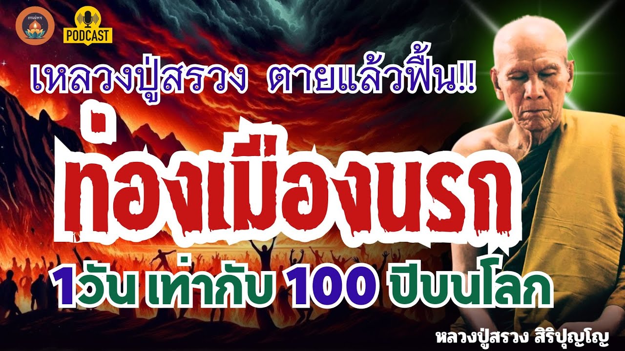หลวงปู่สรวง ตายแล้วฟื้น..เล่าเรื่องเมืองนรก 1วันเท่ากับ100 ปีบนโลกมนุษย์!!