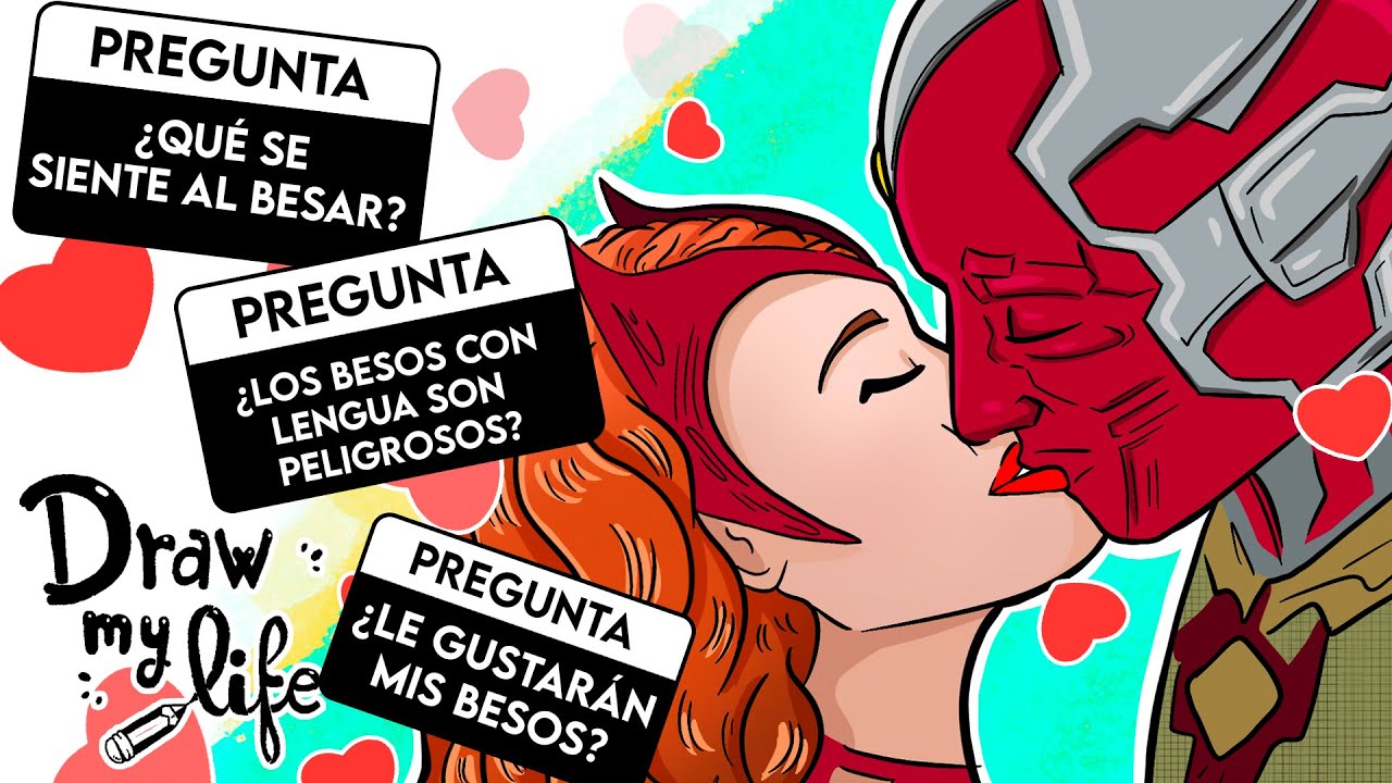 Q&A: ¿CÓMO DAR EL PRIMER BESO? ¿QUÉ SE SIENTE AL BESAR?💋 | Draw My Life en Español