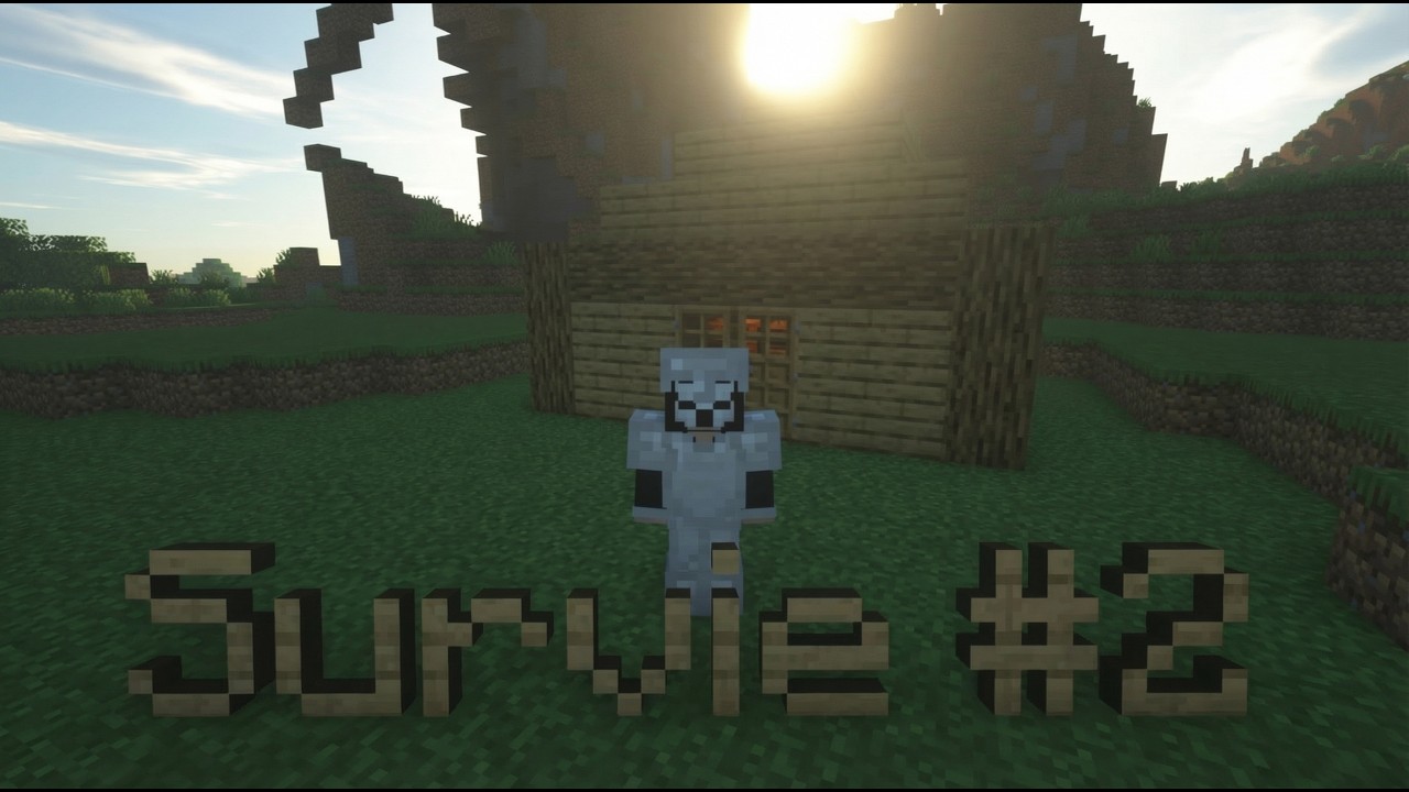 Minecraft survie #2 ! (Petite session minage, et petite exploration)