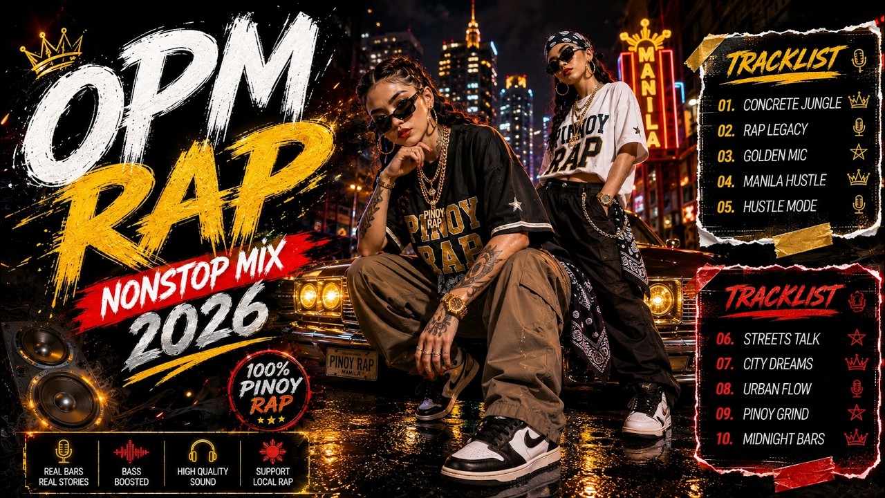 Best OPM Rap Songs 2026 🎤 Pinoy Rap Music Collection | Viral Filipino Hip Hop Hits