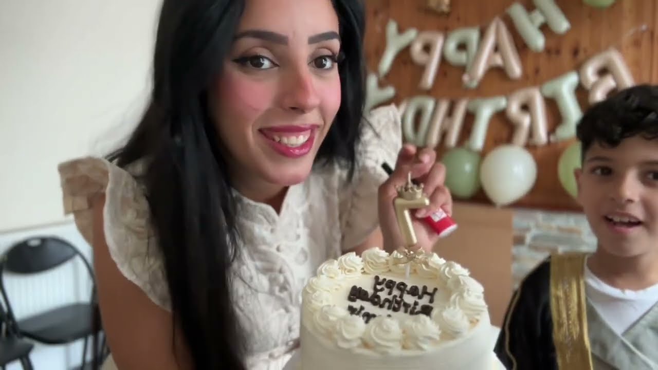 حضّرت مفاجأة عيد ميلاد ابني أمير 🎂 | فلوق عائلي