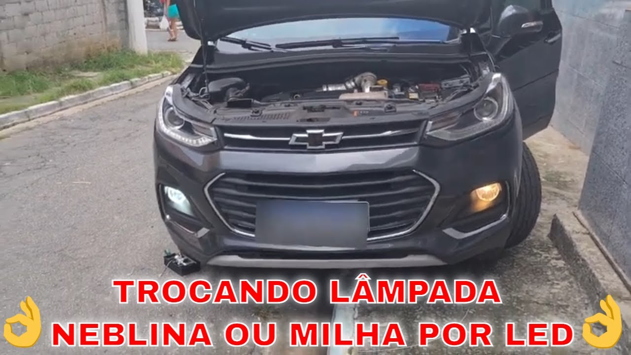 COMO INSTALAR LÂMPADA LED NO FAROL DE NEBLINA DA TRACKER 1.4 #Edcriptografia