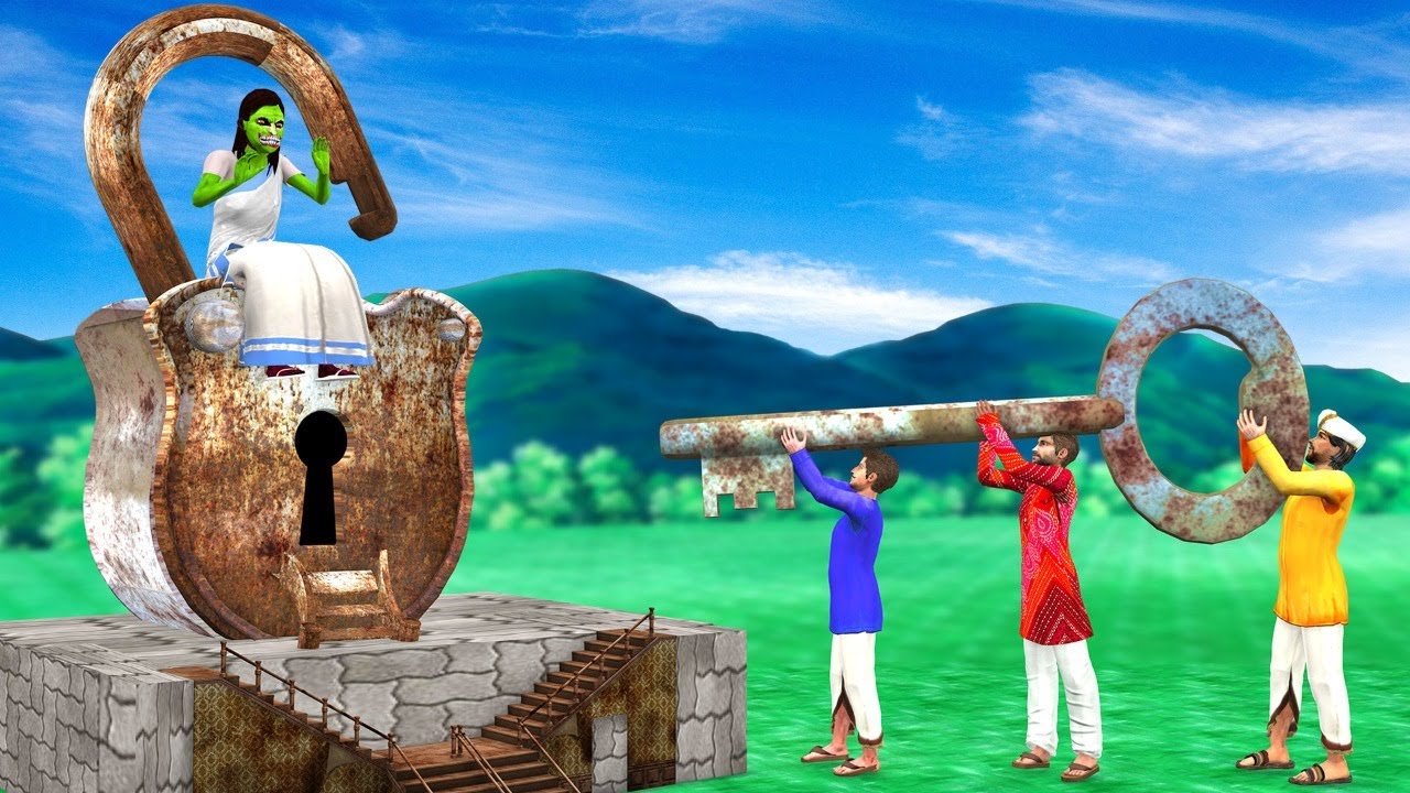 विशाल जादुई कुंजी घर Giant Magical Key House Comedy Video