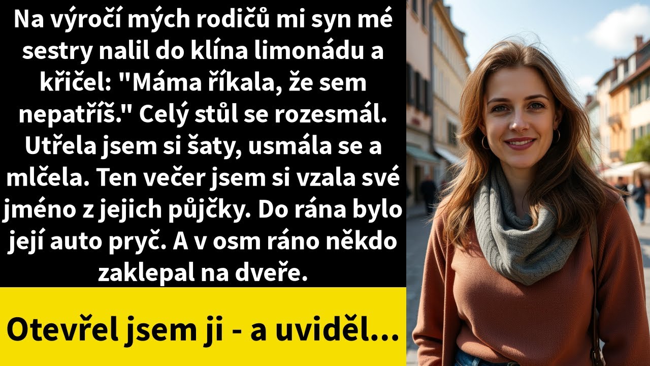 Na výročí mých rodičů mi syn mé sestry nalil do klína limonádu a křičel: 