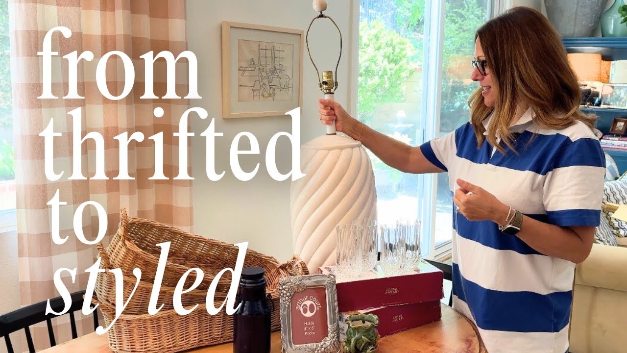 Thrift Flip Challenge: Decorating My Home With Vintage Store Finds!