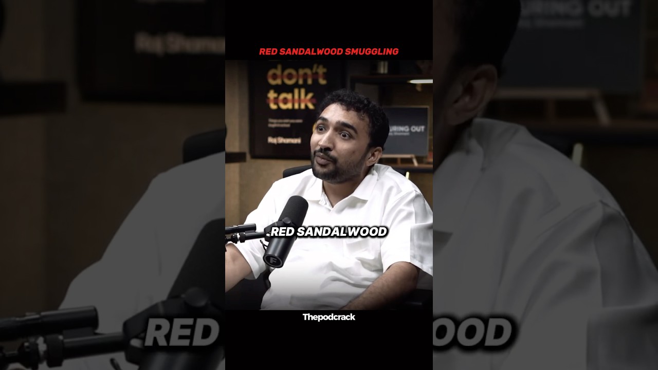 Red sandalwood smuggling | #shorts #podcast #rajshamani #crime #smuggling #law #viral #case