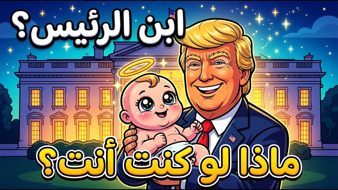 ماذا لو كنت ابن رئيس أمريكا؟ حياة لا تتخيلها 😱