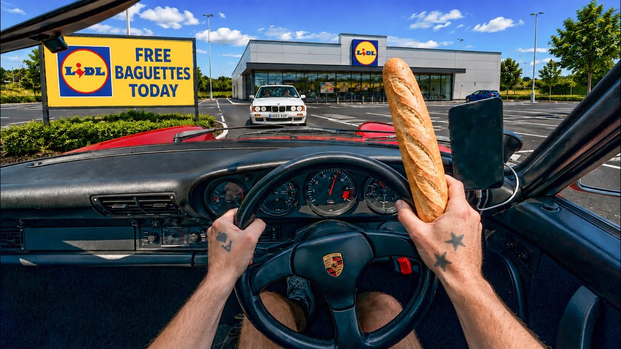 POV Drive for Baguette in a 38 Year Old Porsche 911 [ASMR - 4K - NO TALK]