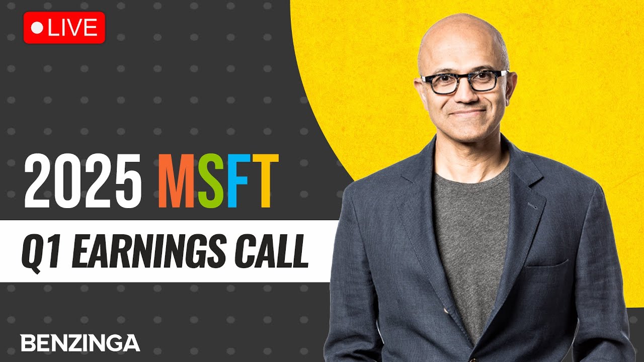 🔴WATCH LIVE: Microsoft Q1 2025 Earnings Call | $MSFT