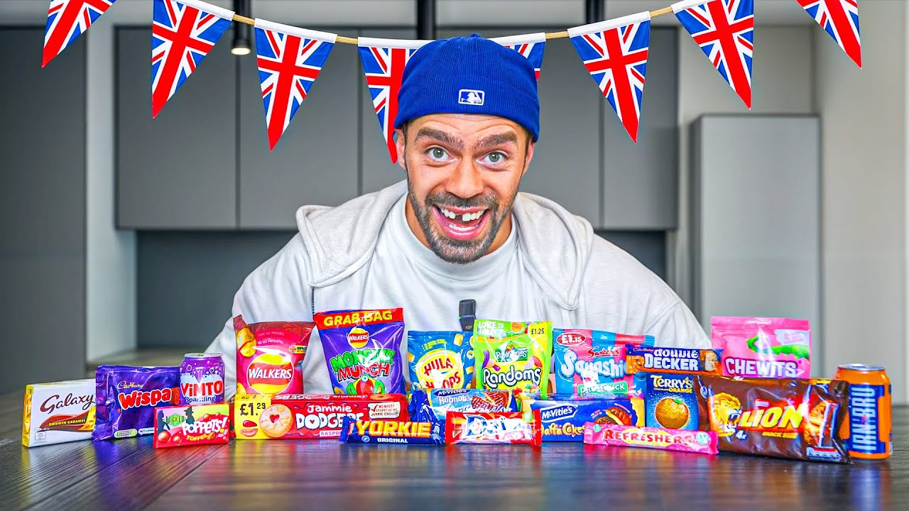 I Tried The BEST UK Snacks! Are They Good?!