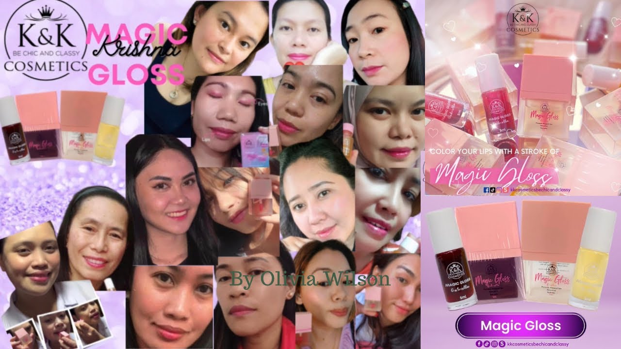 Gorgeous Ladies By : K&K | Magic Gloss #cosmetics  #makeup  #ladies #gorgeous #liptint #lipandcheek