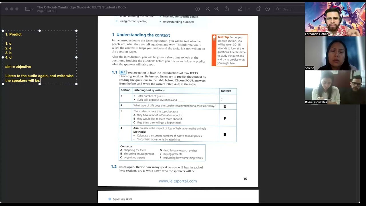 IELTS Preparation LIVE CLASS Listening Skills 1 & 2 - Introduction | Getting Ready to Listen