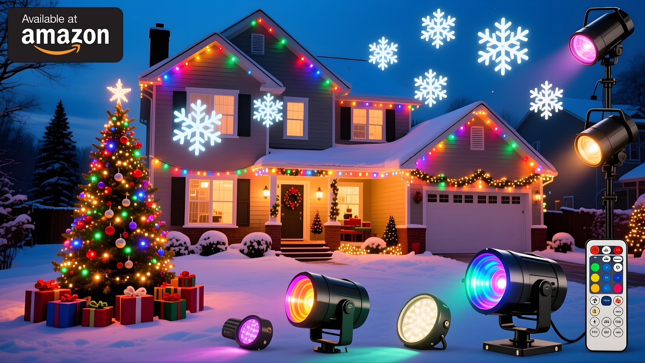 25 Best Christmas Light Projectors on Amazon for 2025