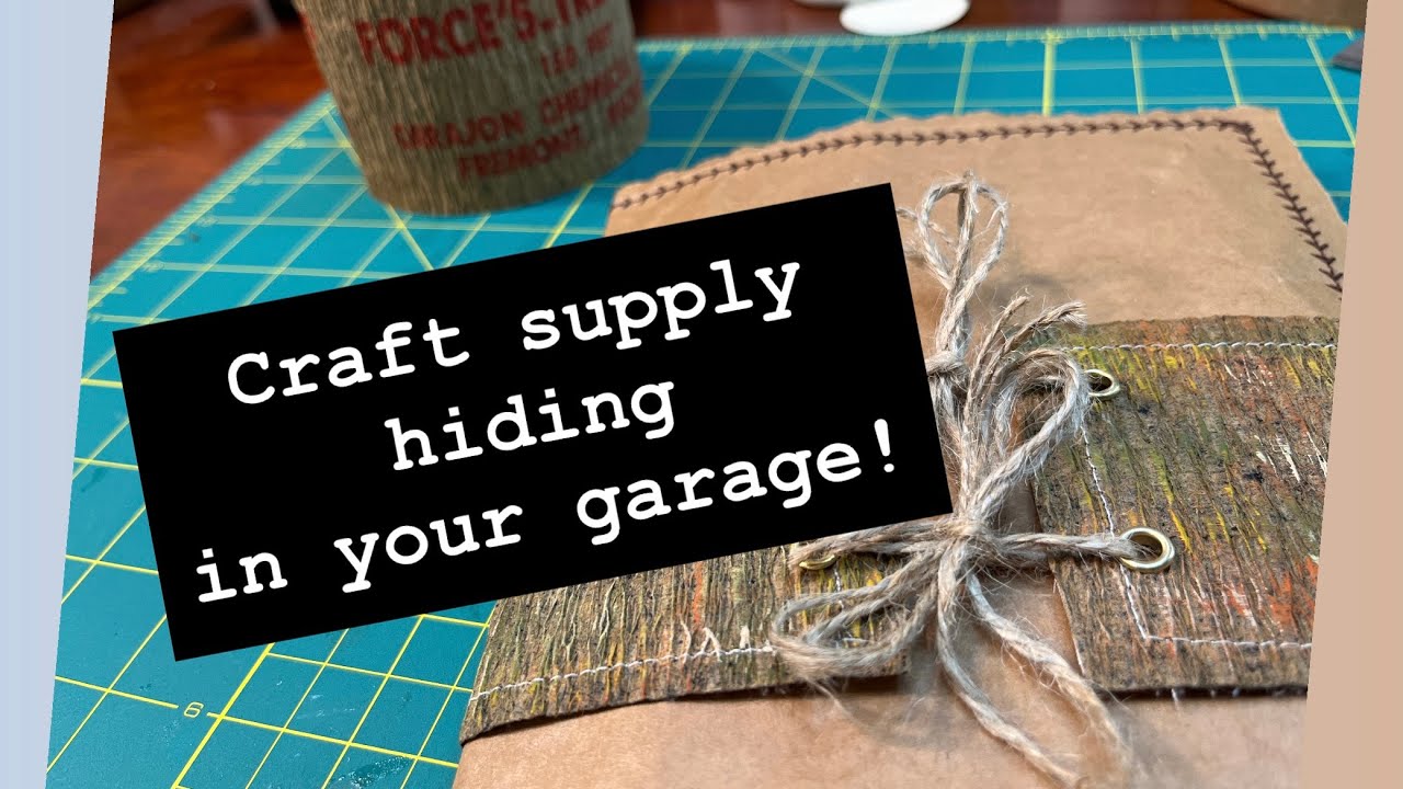 TREE WRAP is surprisingly fascinating as a craft supply ~ #junkjournalideas
