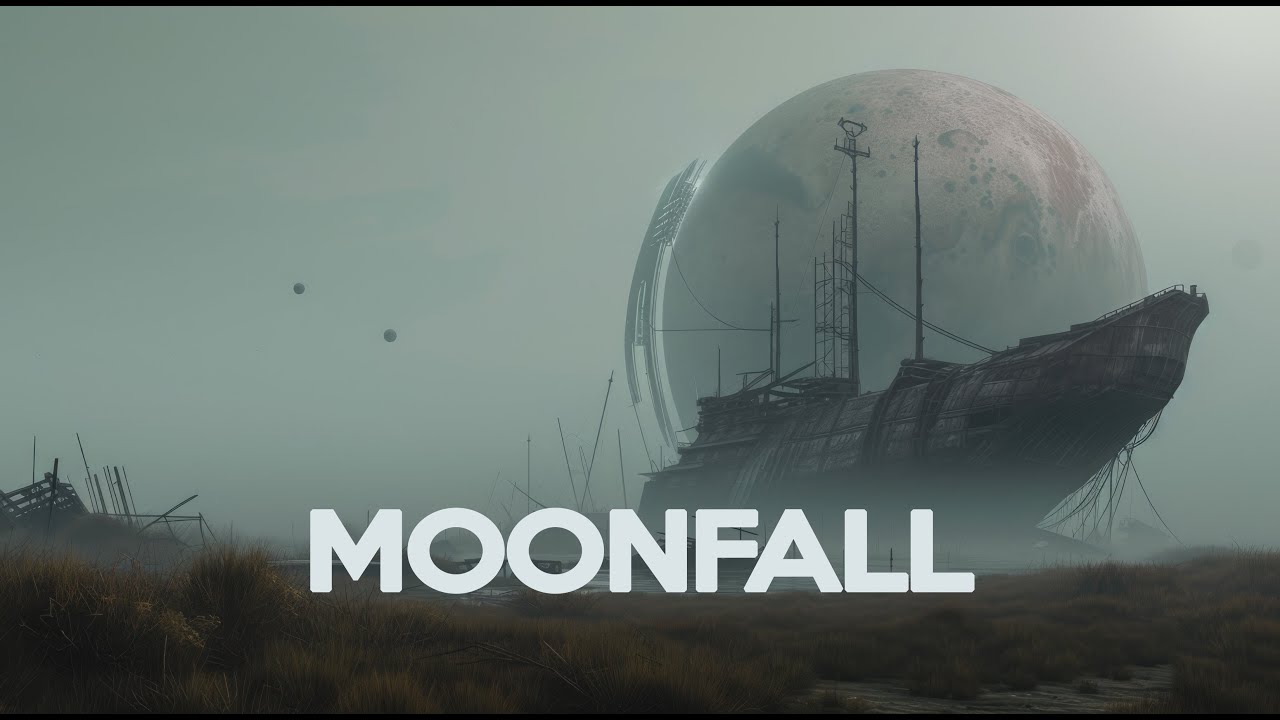 Moonfall | Dark Ambient Soundscapes of Dystopian Space Sci-Fi - Music for Deep Focus and Relaxation.