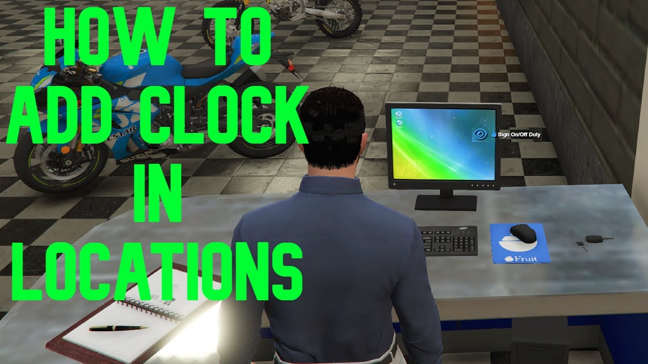 QBCore - How to Add Clock In Locations  | FiveM Tutorial 2023