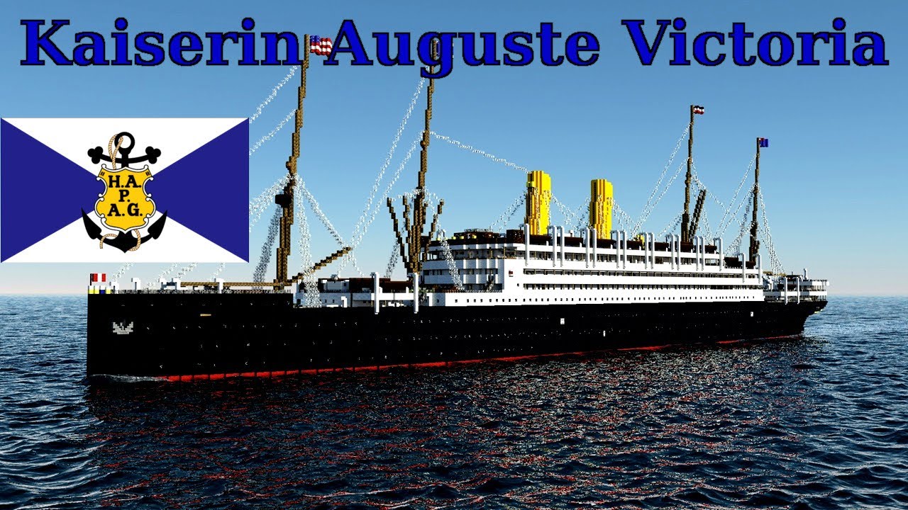 Minecraft S.S. Kaiserin Auguste Victoria (CreeperCraftCity)