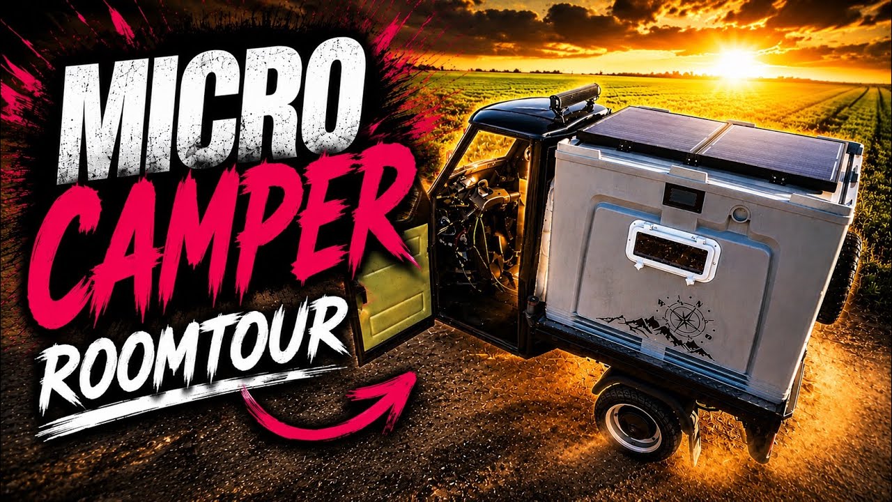 Piaggio Ape 50 Micro Camper #21 Roomtour! | Garagenged&ouml;ns