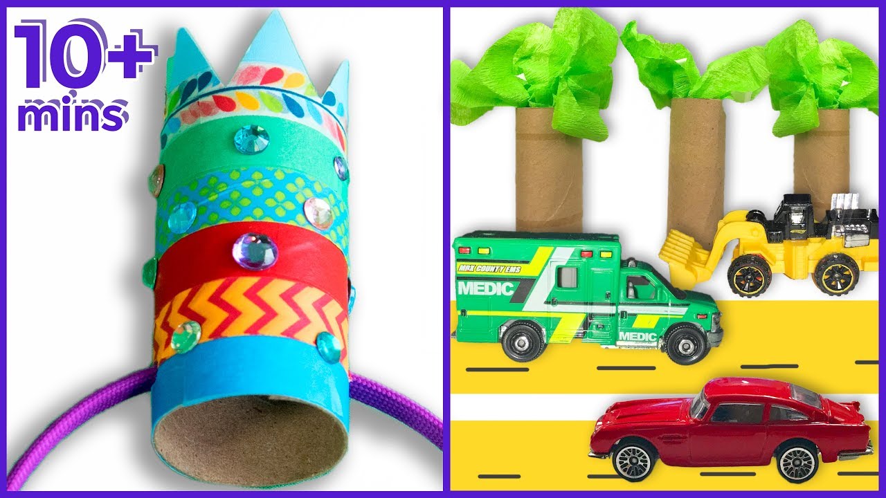 5 Recyled Toilet Roll Crafts and Activities For Kids