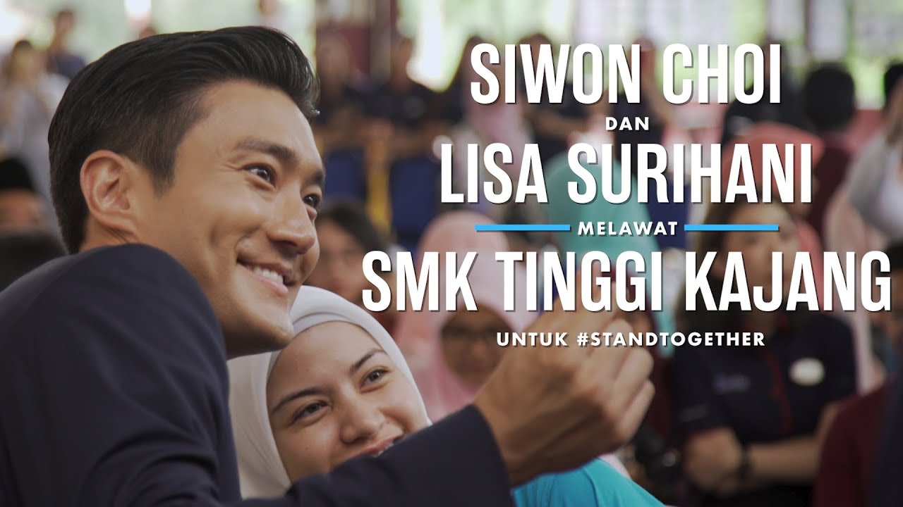 Choi Siwon & Lisa Surihani visit SMK Tinggi Kajang for kindness