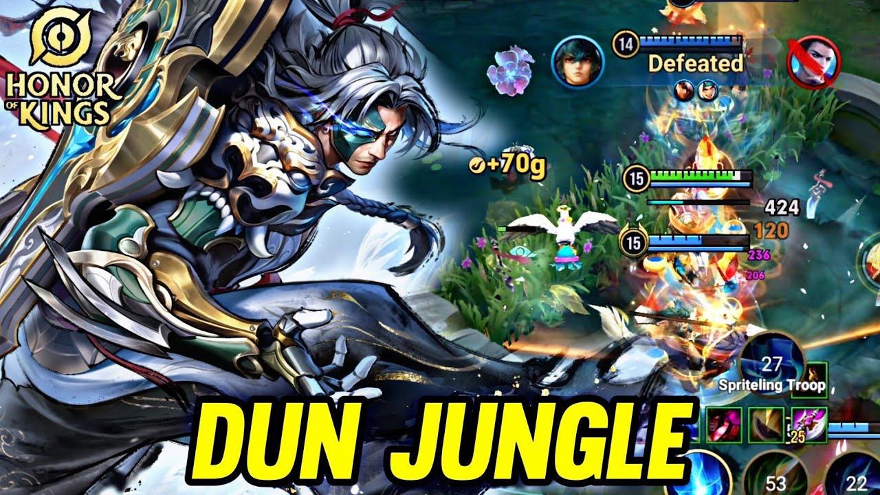 HOK : DUN GAMEPLAY | IN JUNGLE - HONOR OF KINGS