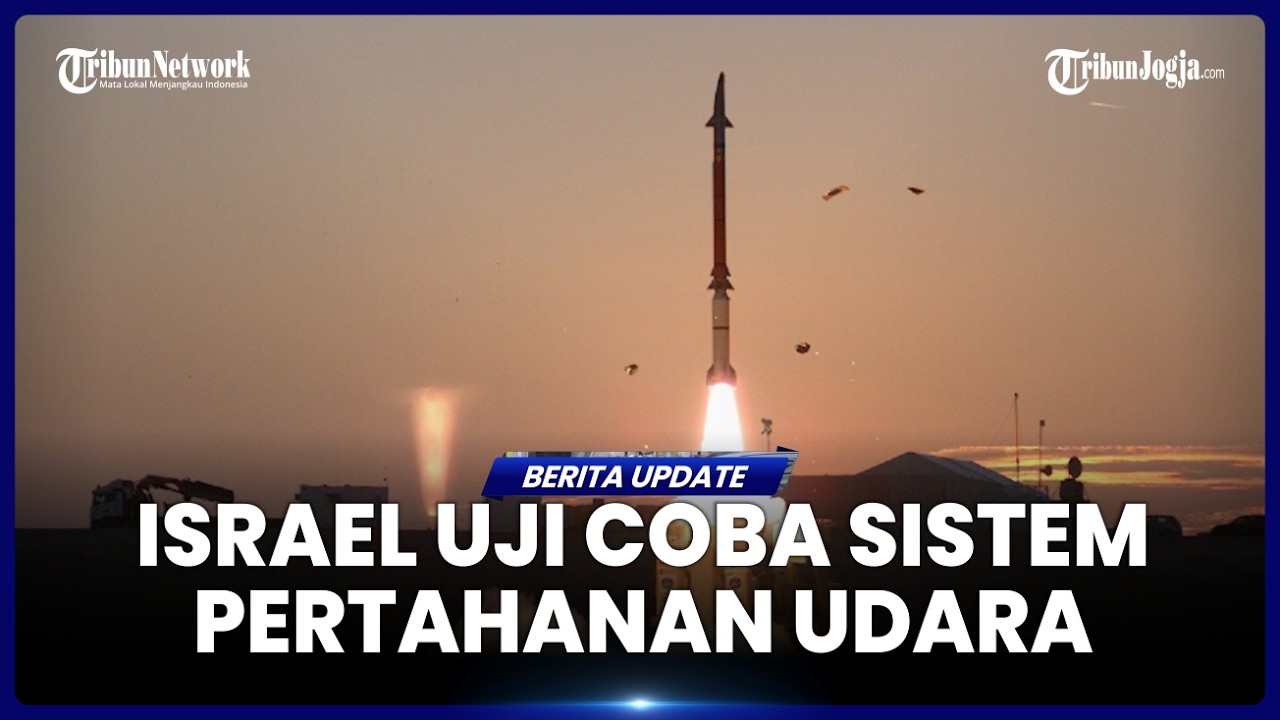 KHAWATIR TERHADAP SERANGAN RUDAL IRAN, ISRAEL UJI COBA TAMENG UDARA DAVID'S SLING