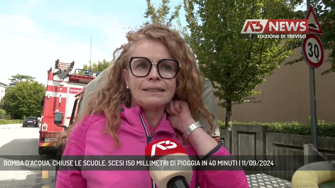 BOMBA D'ACQUA, CHIUSE LE SCUOLE: SCESI 150 MILLIMETRI DI PIOGGIA IN 40 MINUTI | 11/09/2024
