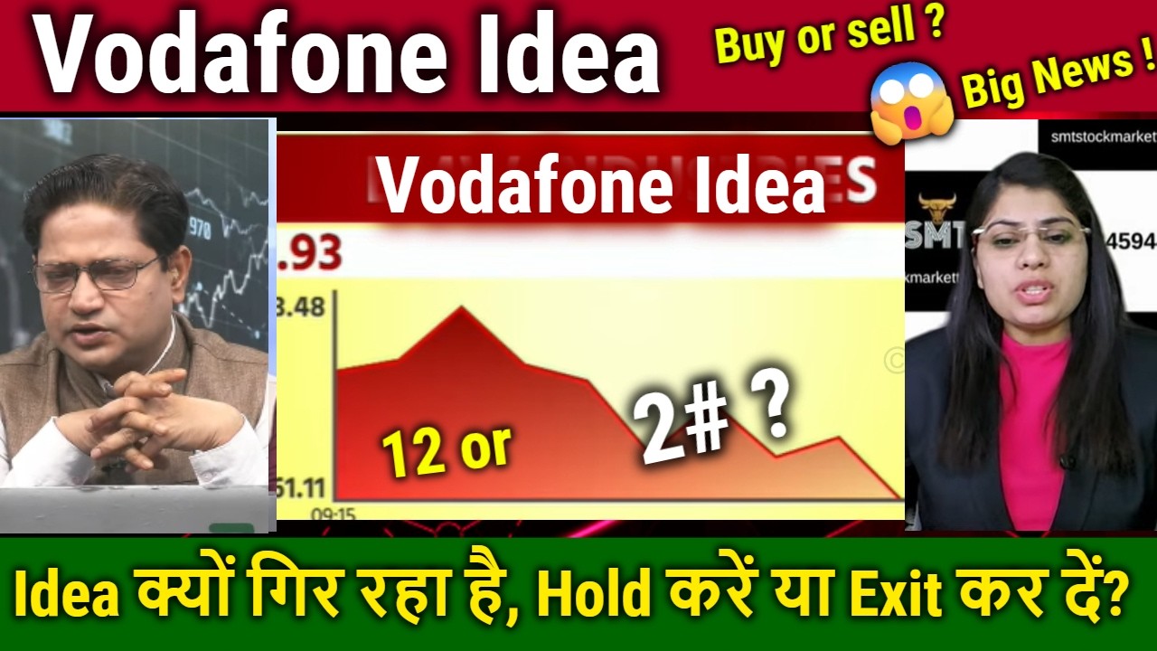 Vodafone Idea share latest news,क्या करे ?buy or sell?Future Analysis,VI Share News,Idea target 2030