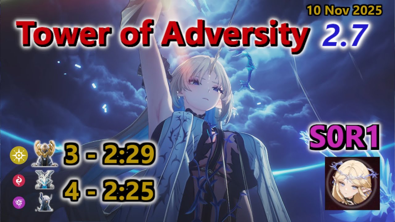WuWa 2.7 ToA | Cartethyia Solo | S0R1 | Tower of Adversity | Wuthering Waves 2.7