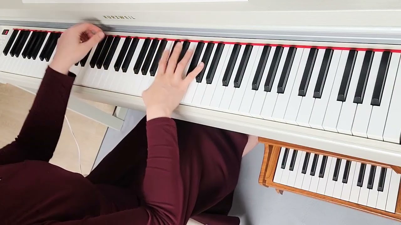 #성시경_넌 감동이었어 Piano cover.  #홍소라ver. #커즈와일디지털피아노.