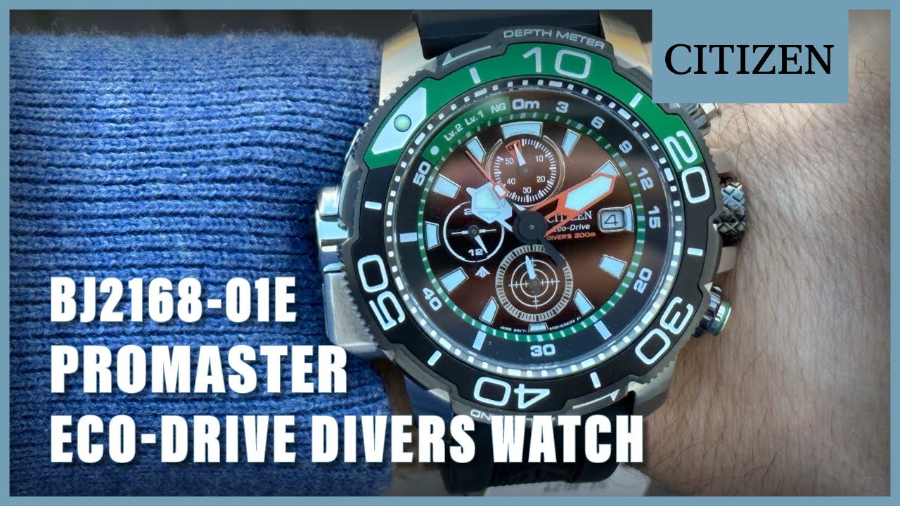 Unboxing Citizen Promaster BJ2168-01E