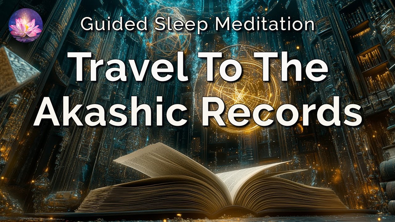 Travel To The Akashic Records ✨Explore Your Soul’s Journey🙏🏼Sleep Hypnosis (432 Hz, Binaural Beats)