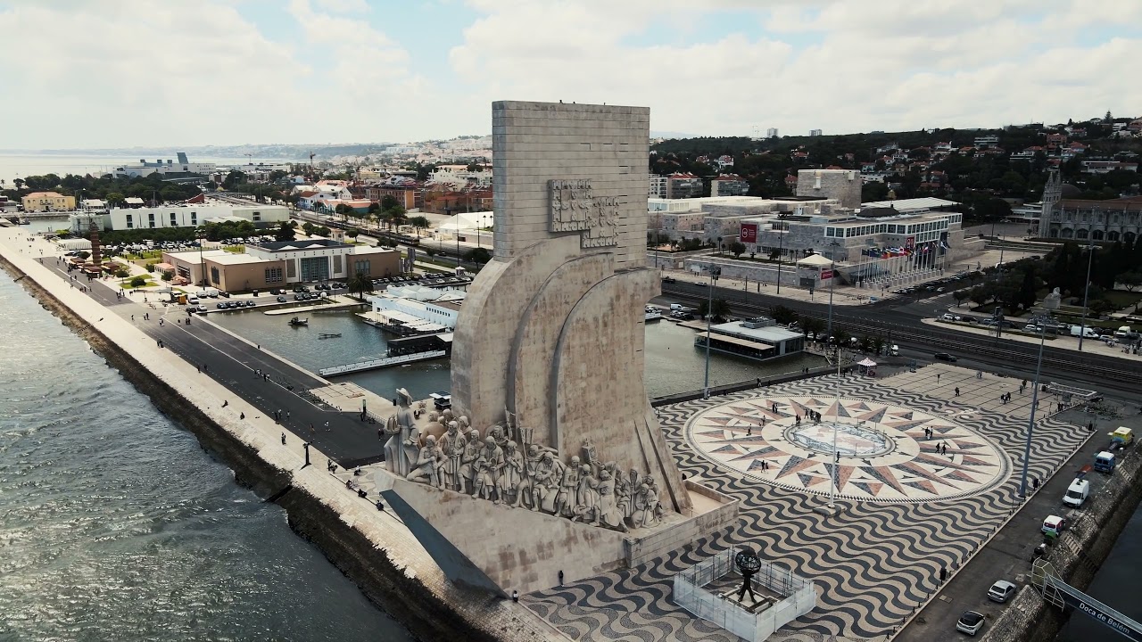 Aerial Shot of Landscape in Lisbon 