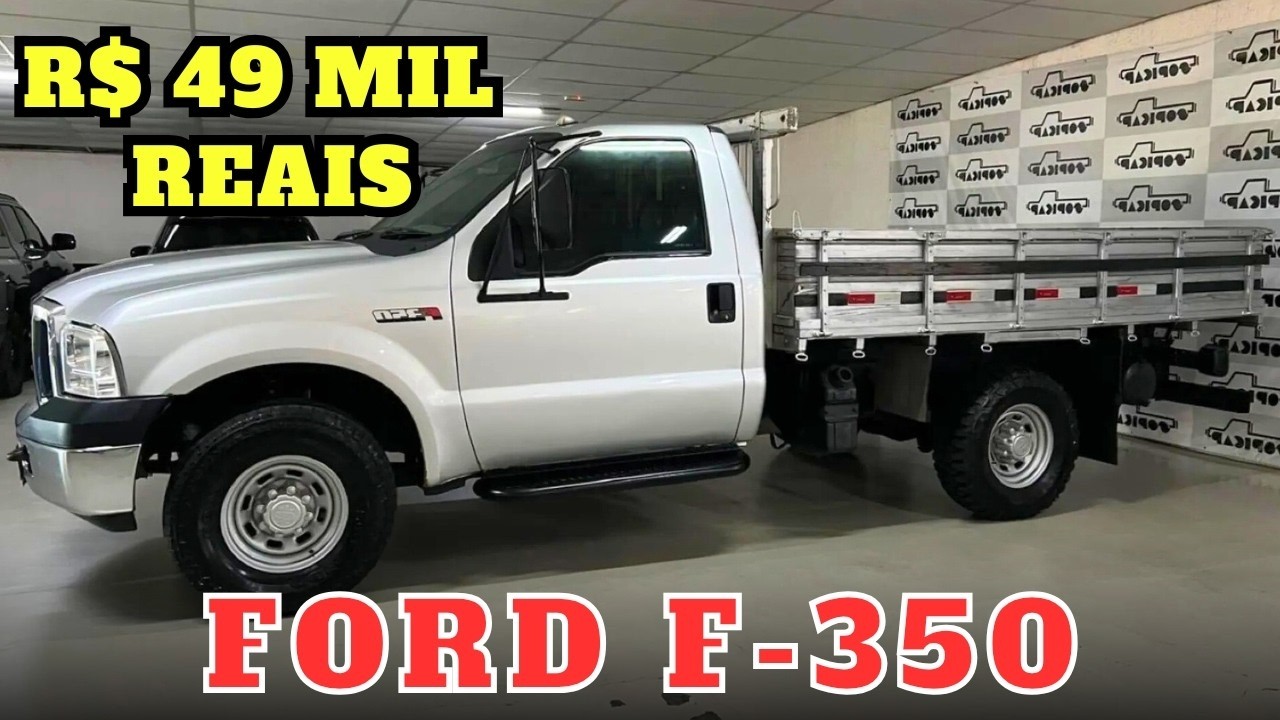 FORD F 350 À VENDA POR APENAS 49 MIL REAIS
