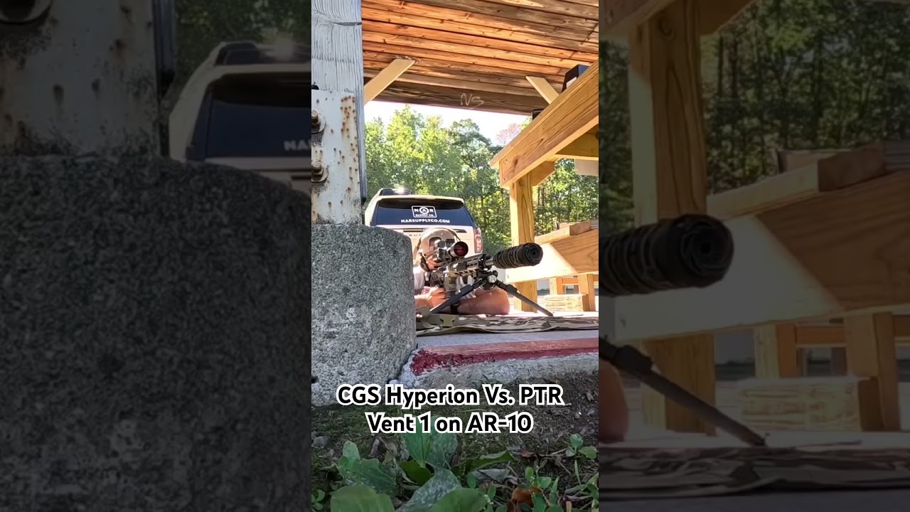 CGS Hyperion vs PTR Vent 1 &mdash; Which Suppressor Wins on a 6.5 creedmoor AR-10? #shootingrange