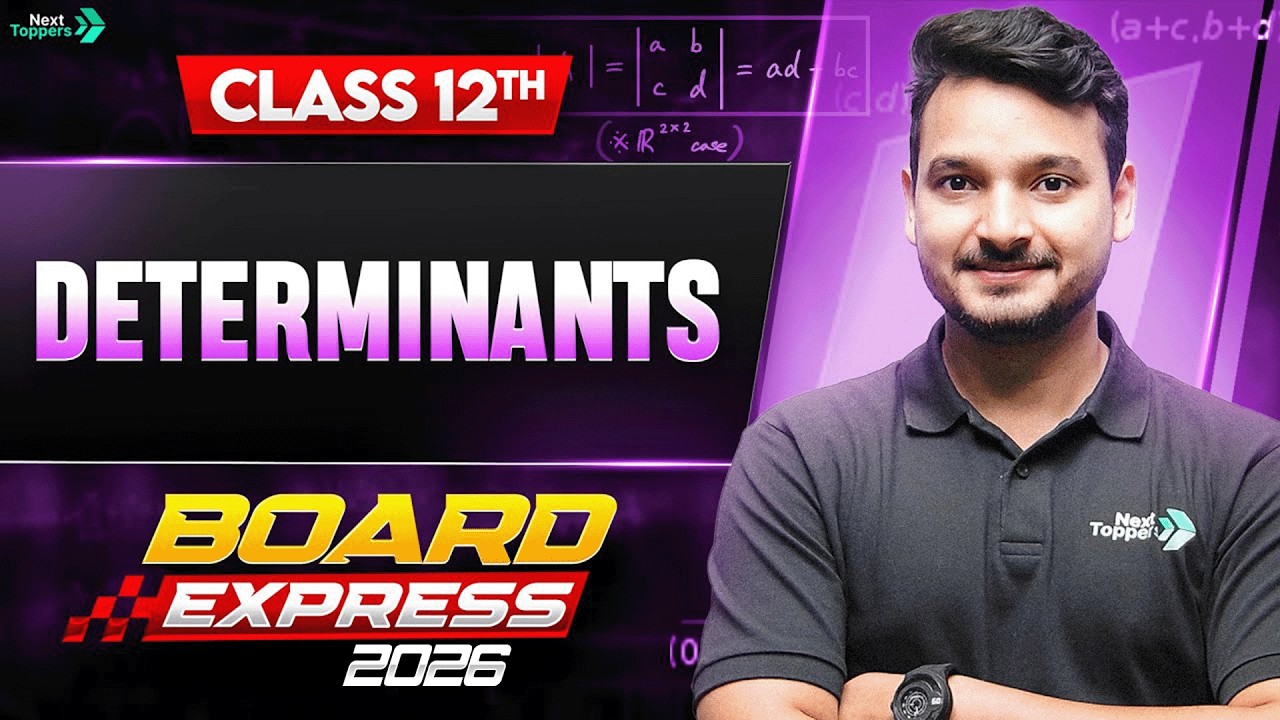 Determinants in 15 Mins⌛ | Class 12 Maths Chapter 4 Important Questions | CBSE Board 2024 Exam