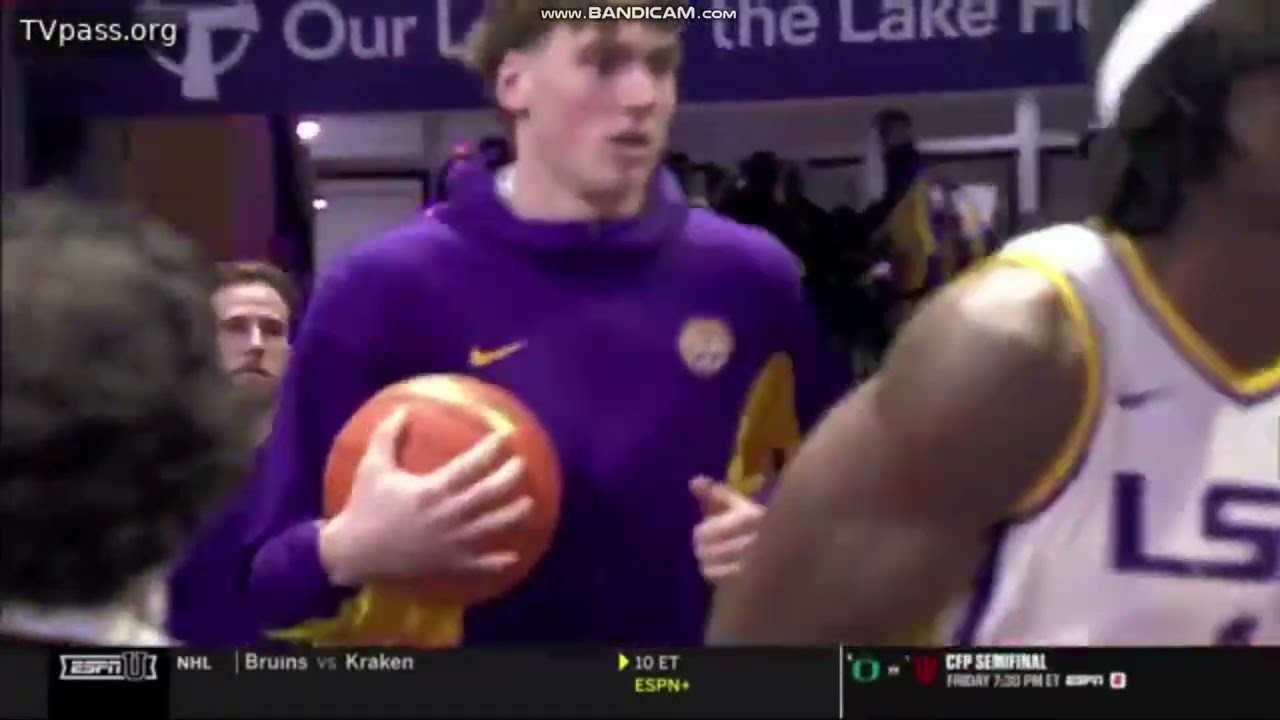Вступление к трансляции баскетбольного турнира CBB на канале ESPNU: Южная Каролина против LSU