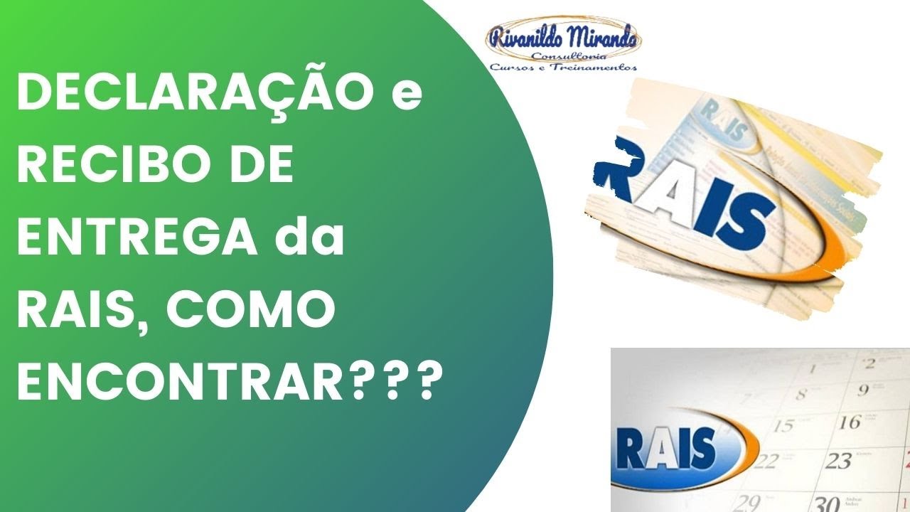 DECLARA&Ccedil;&Atilde;O e RECIBO DE ENTREGA da RAIS, COMO ENCONTRAR???
