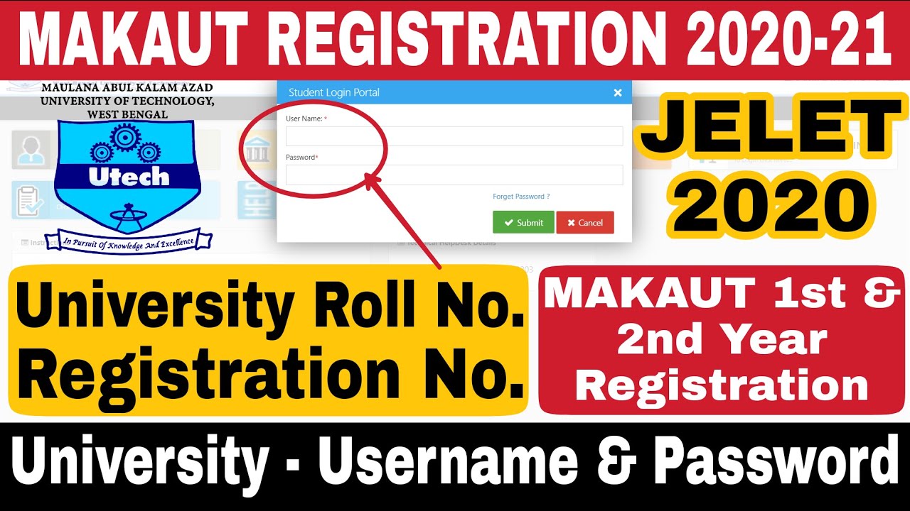 MAKAUT Registration For JELET & WBJEE 2020 Students | 1st & 2nd Year Lateral Students Must Watch Now
