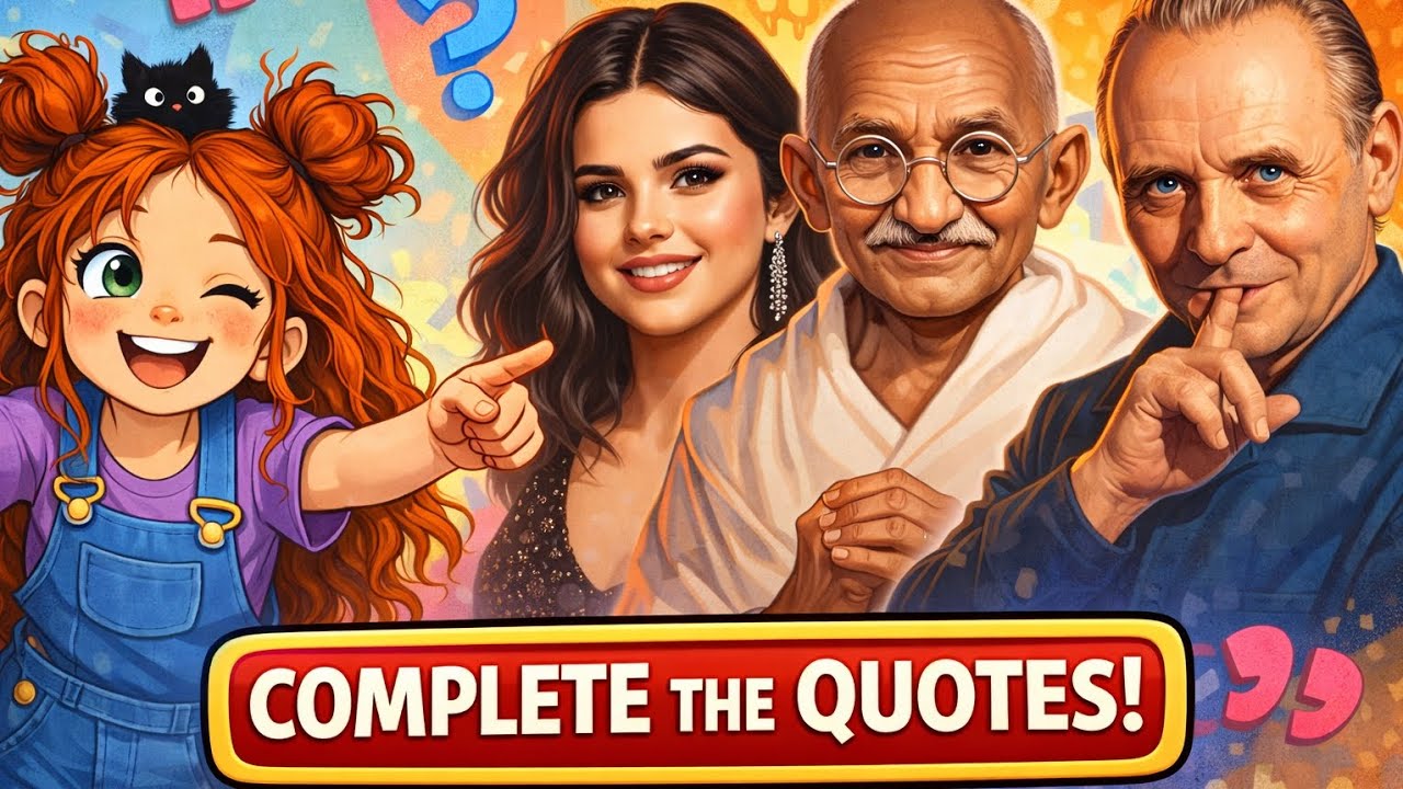 Complete The Quotes Challenge 🧠✨ | Can You Guess The Celebrity? (Hard Quiz!)