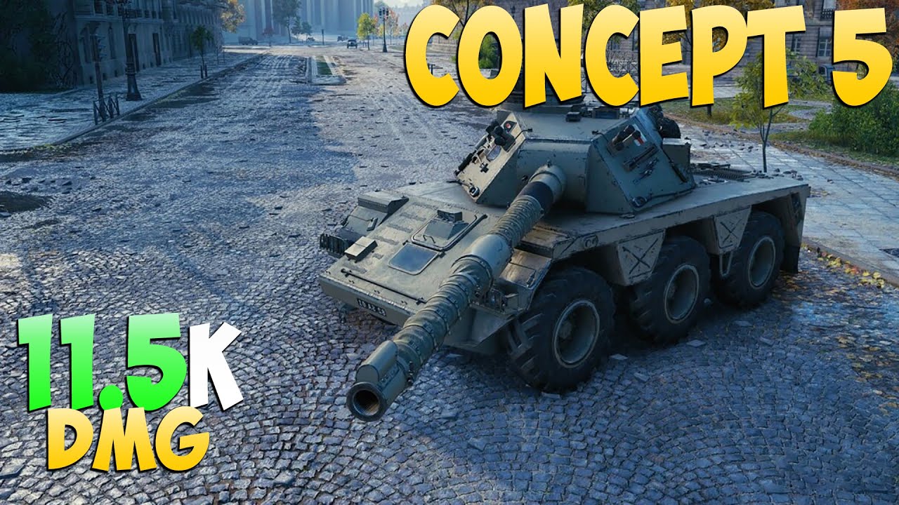 Concept 5 - 7 Kills 11.5K DMG - Незаконный! - Мир Танков