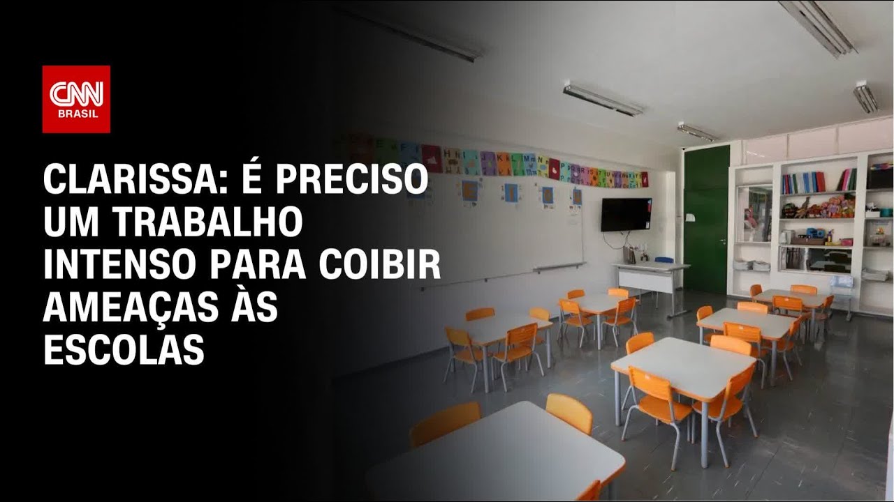 Clarissa: &Eacute; preciso um trabalho intenso para coibir amea&ccedil;as &agrave;s escolas | BASTIDORES CNN