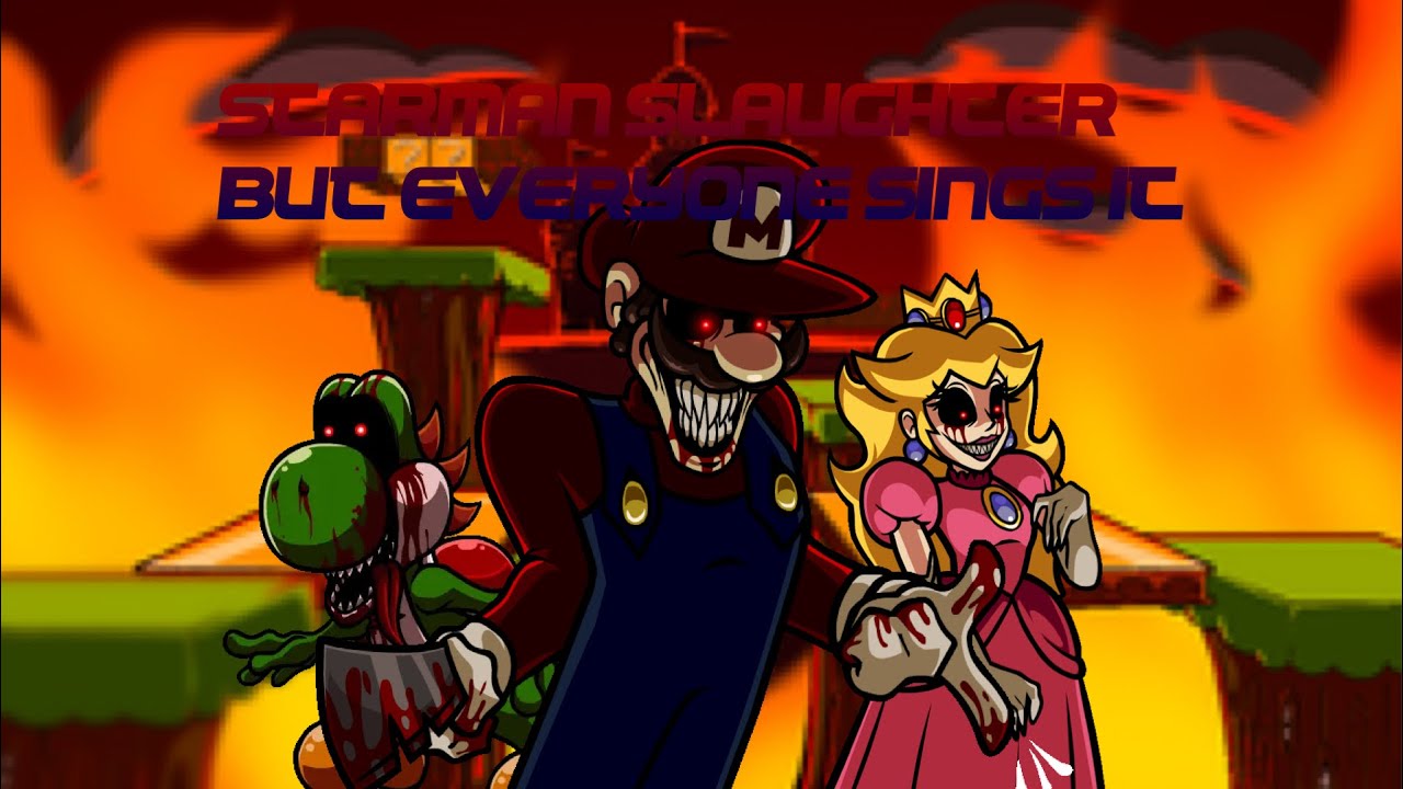 FNF Starman Slaughter, but every turn, a different character sings it | FNF Betadciu (BDay Special)