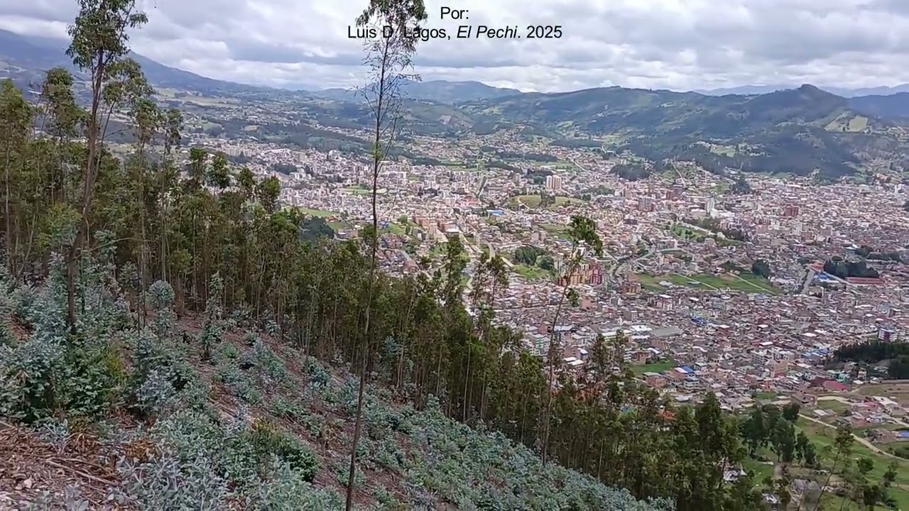 Duitama Boyaca vista desde la monta&ntilde;a.