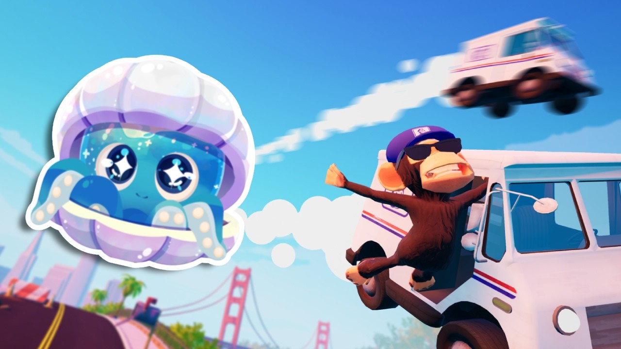 Octopus tries to go fast!