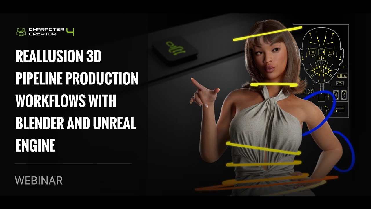 [Webinar] Reallusion 3D Pipeline Production Workflows with Blender and Unreal Engine