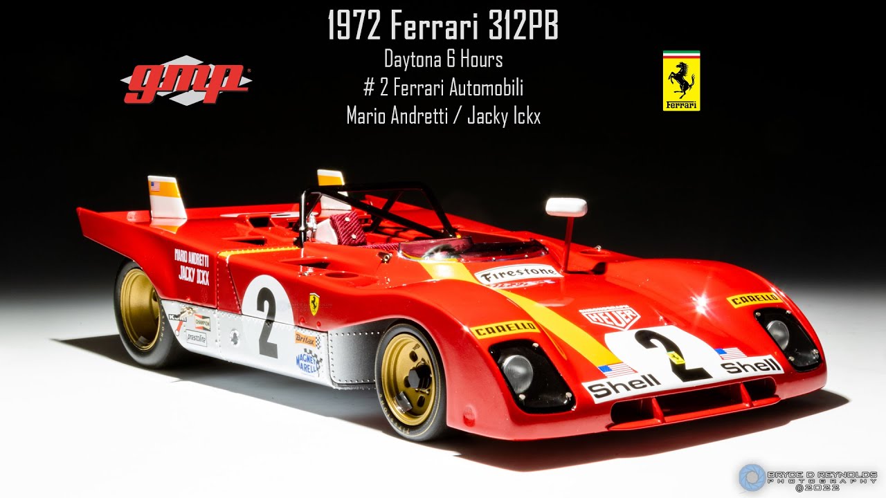 1:18 GMP 1972 Ferrari 312PB # 2 Daytona Showcase